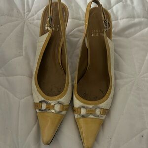 Stuart Weitzman sling back classic shoes